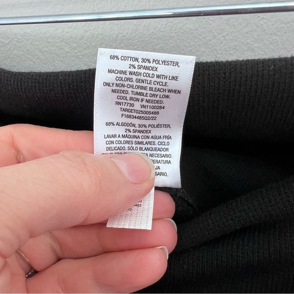 A‎ New Day Womens High Waist Ponte Leggings Knit Black Slimming Warm Large/XL - Picture 9 of 16